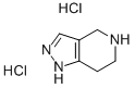 4,5,6,7-テトラヒドロ-1H-ピラゾロ[4,3-C]ピリジン二塩酸塩 化学構造式