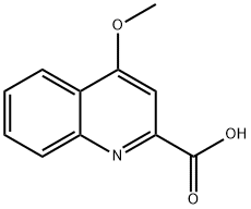 4-METHOXY-2-QUINOLINECARBOXYLIC ACID Struktur