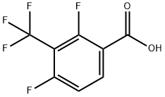 2,4-Difluoro-3-(trifluoromethyl)benzoic acid Structure