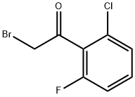 2-氟-6-氯苯甲酰甲基溴化物,157359-99-4,结构式