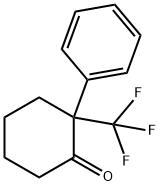 2-PHENYL-2-TRIFLUOROMETHYLCYCLOHEXANONE Structure