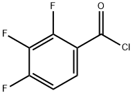 2,3,4-トリフルオロベンゾイル クロリド 化学構造式