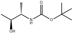 Carbamic acid, [(1S,2S)-2-hydroxy-1-methylpropyl]-, 1,1-dimethylethyl ester Struktur