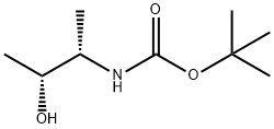 Carbamic acid, [(1S,2R)-2-hydroxy-1-methylpropyl]-, 1,1-dimethylethyl ester Struktur