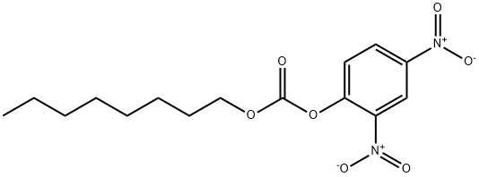 Carbonic acid 2,4-dinitrophenyloctyl ester Structure