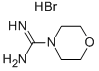 4-モルホリノホルムアミジン臭化水素酸塩 化学構造式