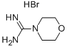 MORPHOLINOFORMAMIDINE HYDROBROMIDE Structure