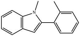 1-methyl-2-o-tolyl-1H-indole Struktur