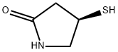 (R)-4-Mercapto-2-pyrrolidone Structure