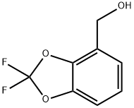 2,2-二氟-4-(羟甲基)-1,3-苯并二噁茂 结构式