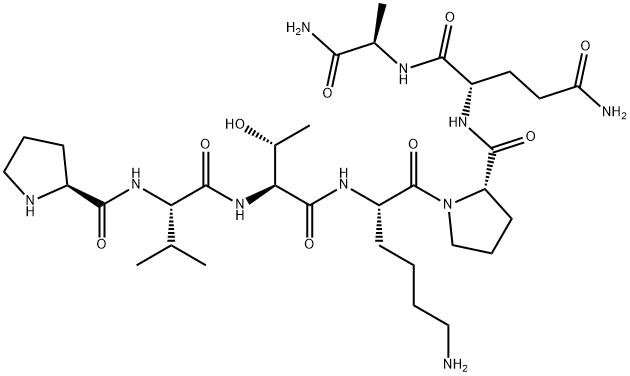 拉加肽, 157476-77-2, 结构式