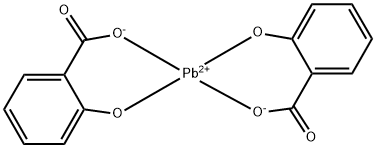 Lead(II) salicylate Struktur