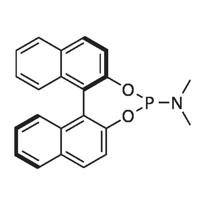 -(-)-(3,5-二氧-4-磷-环庚并[2,1-A:3,4-A']二萘-4基)二甲胺 结构式