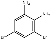 1,2-ジアミノ-3,5-ジブロモベンゼン 化学構造式