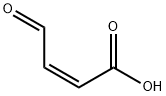 (Z)-3-ホルミルアクリル酸 化学構造式