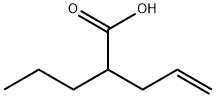 1-ヘプテン-4-カルボン酸 化学構造式