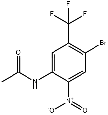 N-(4-BROMO-5-(TRIFLUOROMETHYL)-2-NITROPHENYL)ACETAMIDE Structure