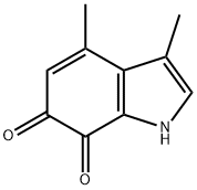 1H-Indole-6,7-dione,3,4-dimethyl-(9CI) Structure