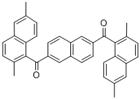 2,6-BIS(2',6'-DIMETHYL-1'-NAPHTHOYL)NAPHTHALENE Structure