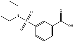 3-(N,N-ジエチルスルファモイル)安息香酸 化学構造式