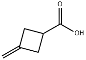 3-メチレンシクロブタンカルボン酸 化学構造式