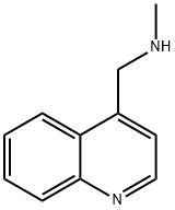 甲基[(喹啉-4-基)甲基]胺, 157610-83-8, 结构式