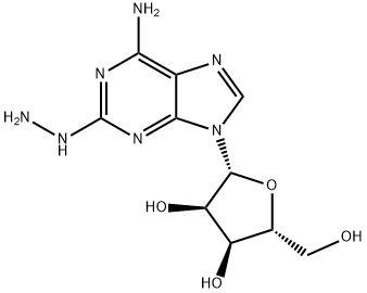 2-Hydrazinoadenosine Structure