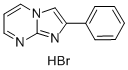 2-Phenylimidazo(1,2-a)pyrimidinehydrobromide Structure