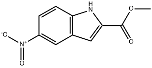 5-硝基-1H-吲哚-2-羧酸甲酯,157649-56-4,结构式