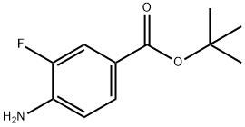 TERT-BUTYL 4-AMINO-3-FLUOROBENZOATE Struktur