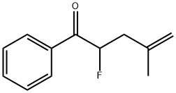 4-Penten-1-one, 2-fluoro-4-methyl-1-phenyl- (9CI) Structure