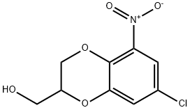 7-CHLORO-2-HYDROXYMETHYL-5-NITROBENZODIOXANE Structure