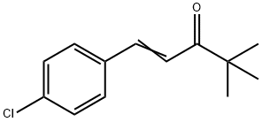 1-(4-氯苯基)-4,4-二甲基-1-戊烯-3-酮, 1577-03-3, 结构式