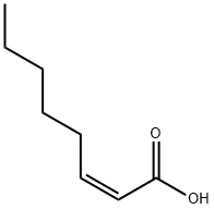 (Z)-2-オクテン酸 化学構造式