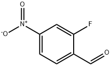 2-Fluoro-4-nitrobenzaldehyde Struktur