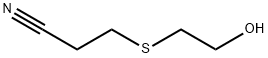 3-(2-HYDROXYETHYLTHIO)PROPIONITRILE Struktur