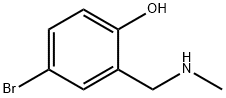 4-BROMO-2-[(ETHYLAMINO)METHYL]PHENOL Struktur