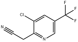 2-[3-氯-5-(三氟甲基)-2-吡啶基]-乙氰,157764-10-8,结构式