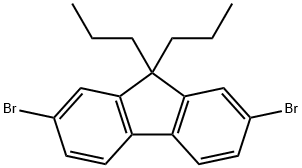 2,7-二溴-9,9-二丙基芴, 157771-56-7, 结构式
