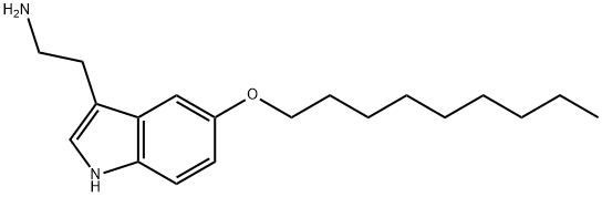 5-ノニルオキシトリプタミン 化学構造式