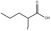 2-フルオロ吉草酸 化学構造式