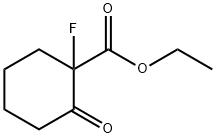 CYCLOHEXANECARBOXYLIC ACID, 1-FLUORO-2-OXO-, ETHYL ESTER Structure
