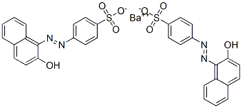 barium bis[4-[(2-hydroxy-1-naphthyl)azo]benzenesulphonate] Structure