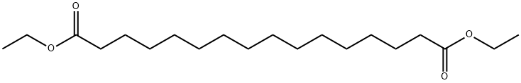 Hexadecanedioic acid diethyl ester 结构式