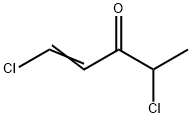 1-Penten-3-one,  1,4-dichloro- Structure