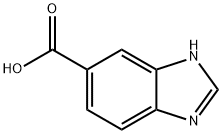 1H-苯并咪唑-5-羧酸,15788-16-6,结构式