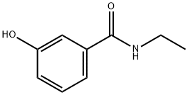 N-エチル-3-ヒドロキシベンズアミド 化学構造式