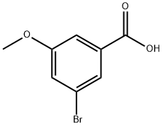 3-溴-5-甲氧基苯甲酸,157893-14-6,结构式