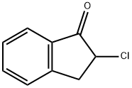 1H-Inden-1-one,  2-chloro-2,3-dihydro- Structure