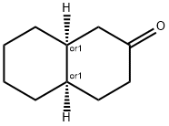 rel-(4aα*,8aα*)-デカリン-2-オン 化学構造式
